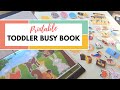 Toddler busy book | printable quiet book