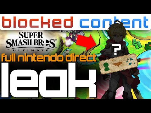 This LEAK Reveals SMASH NEWCOMER From MOBILE GAME?! Who IS THIS?! - FULL Nintendo Direct LEAK SPEAK!