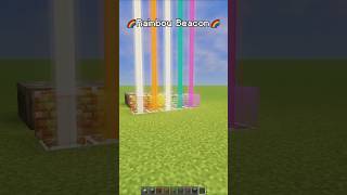 How to make a RAINBOW BEACON in Minecraft! 🌈💎