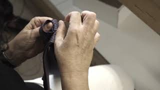 The Outliermanthe Heritage Driving Gloves Blackcrimson