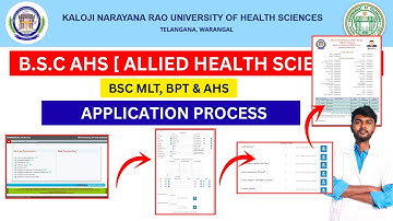 knruhs allied health sciences notification 2025 Apply Online 💥🤩|knruhs paramedical notification 2025
