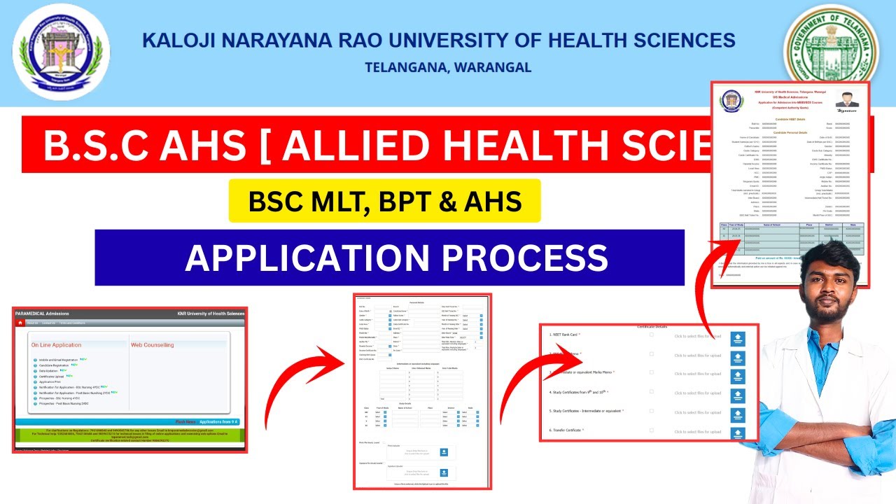 knruhs allied health sciences notification 2025 Apply Online 💥🤩|knruhs ...