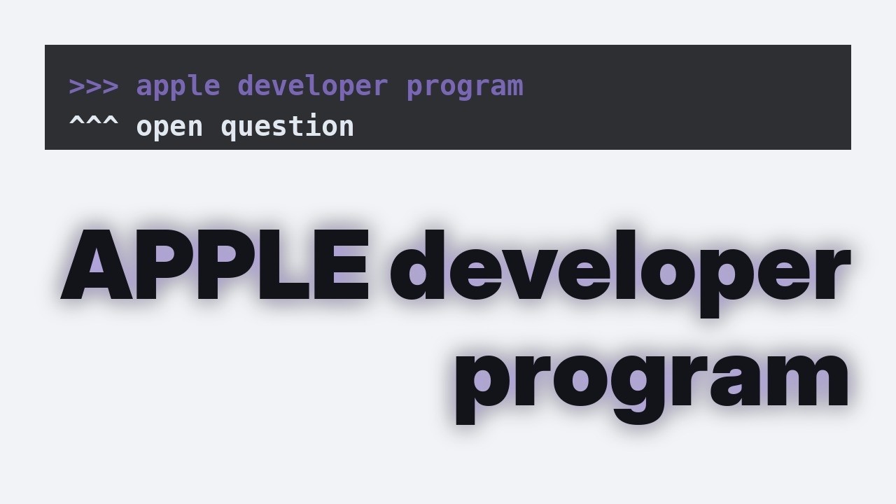 Apple: Can I enroll in Apple's Developer Program from Kuwait? - YouTube