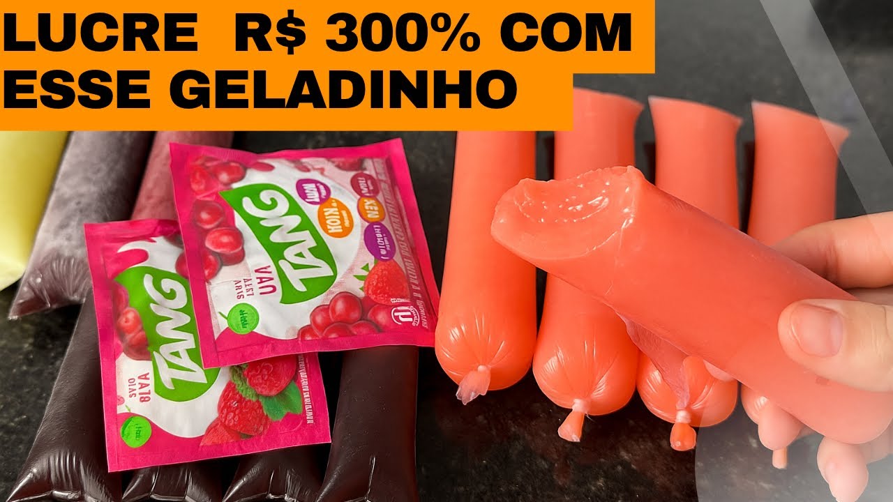 Geladinho Cremoso Base de Água 💧Segredo Revelado | Geladinho Econômico