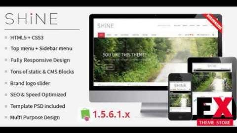 Preview Shine - Responsive Multipurpose PrestaShop Theme TFo