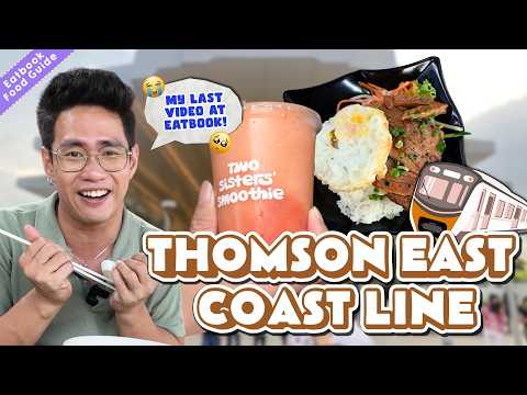 I Ate At Every Single Thomson East Coast Line MRT Station!