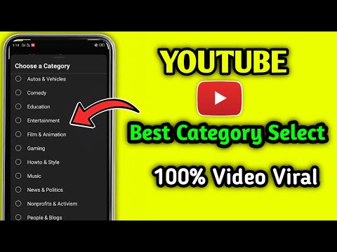 How To Select Best Category For youtube Channel 2023|Youtube channel ...