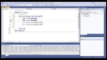 How to Divide and Modulo of Two Numbers in VB Console App