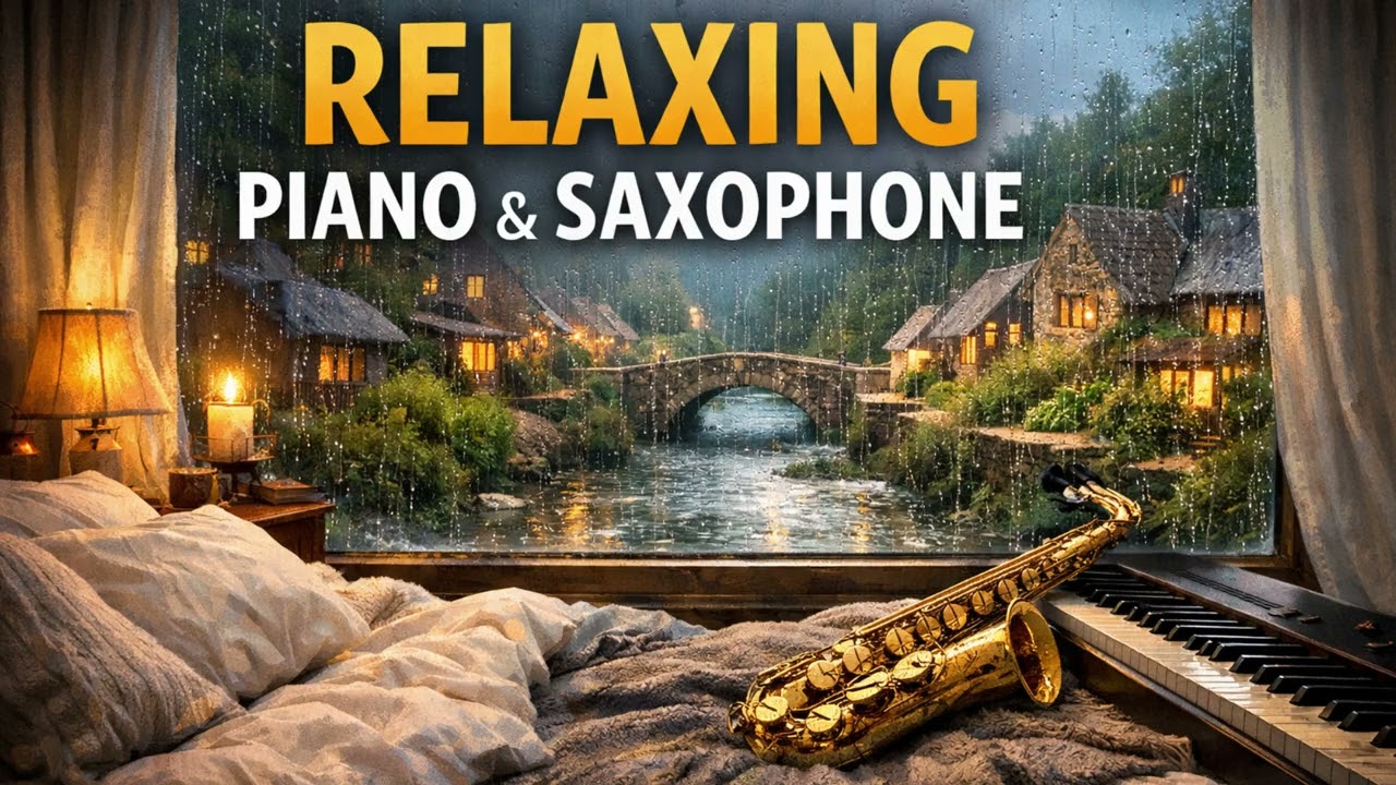 Fall Asleep Fast – Soft Piano & Rain Sounds (2 Hours)