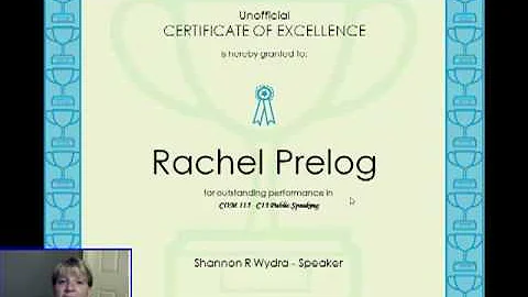 Commencement Speech Shannon Wydra