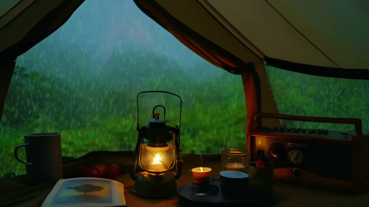 STOP OVERTHINKING! 🧠 99% Instant Sleep with Deep Delta Waves & Heavy Rain Noise (Insomnia Therapy)