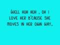 The kooks- She moves in her own way + lyrics