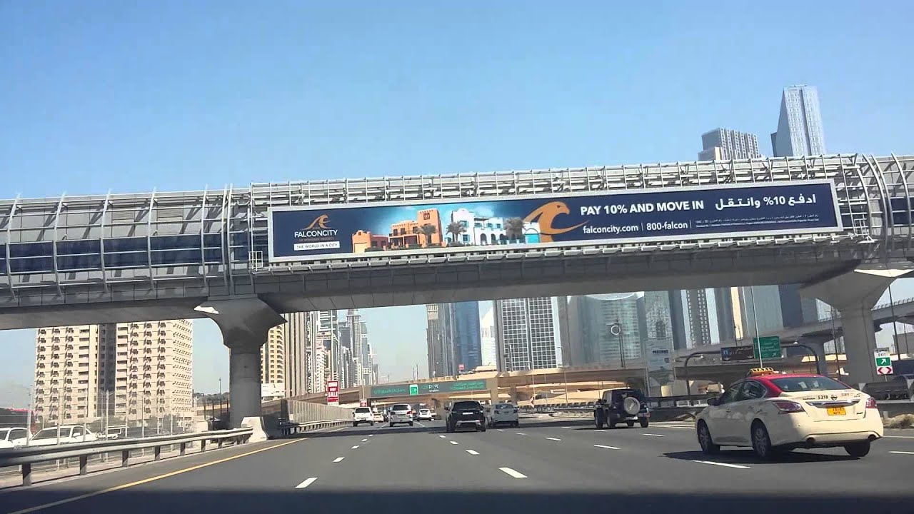 The Manhattan of Dubai - Sheikh Zayed Road with its Skyscrapers