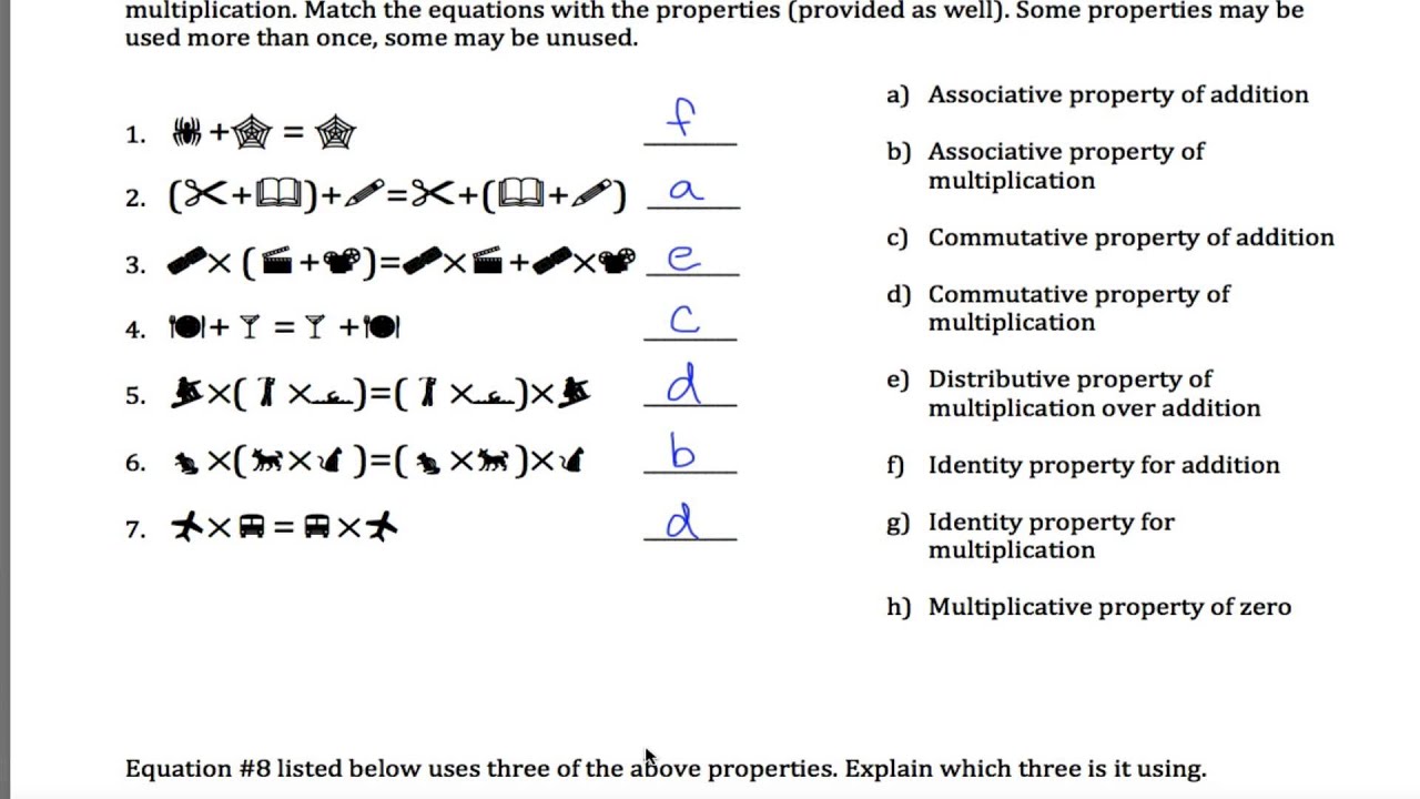 worksheet Multiplication Quiz properties of addiiton and multiplication quiz youtube quiz
