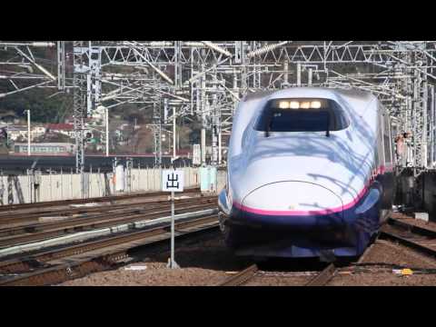 東北新幹線 E2系210Bやまびこ210号 福島駅到着 2015年11月1日