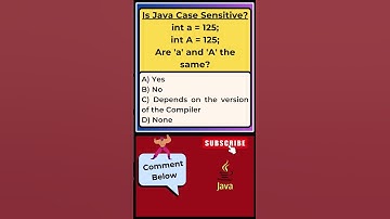 🔥 Java Interview Quiz Q-17: Crack Your #Java #Programming #Interview with These Tips & Hacks #Shorts