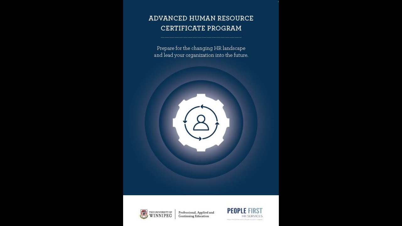 Advanced Human Resource Certificate New For Spring 2019