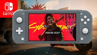 Cyberpunk 2077 Nintendo Switch Lite Gameplay | Remote Play screenshot 3
