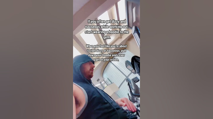If you get dizzy or nauseous while working out, use this tip to reduce symptoms of BVD