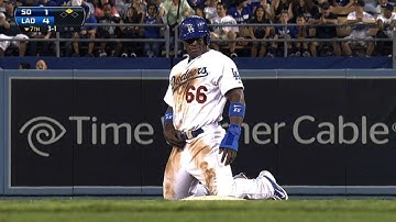 SD@LAD: Puig goes 4-for-5 and steals two bases in win