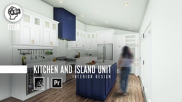 Lumion 10.5 Animation | KITCHEN AND ISLAND UNIT | Virtual walkthrough | The Cooter Shell.