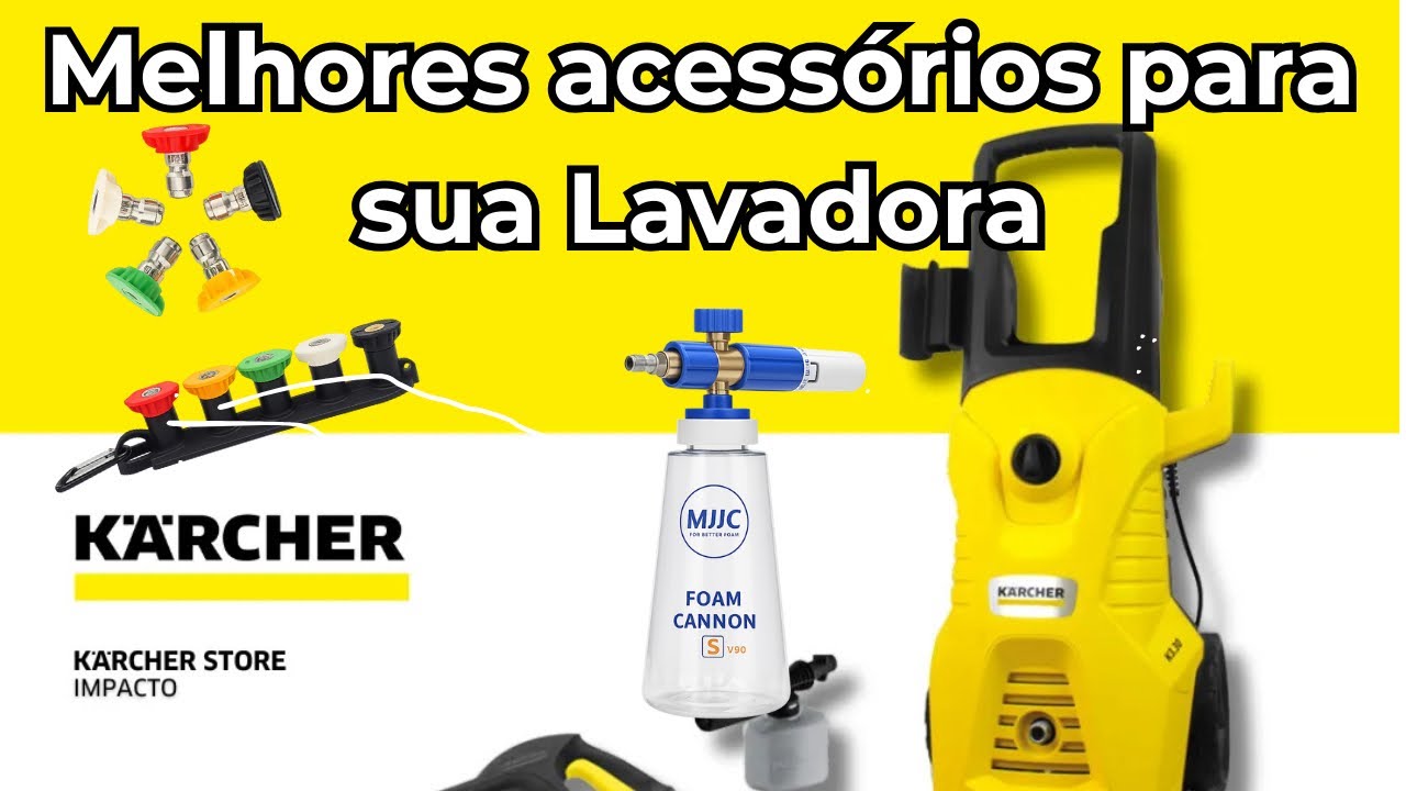 Esses acessórios não podem faltar na sua lavadora de alta pressão 