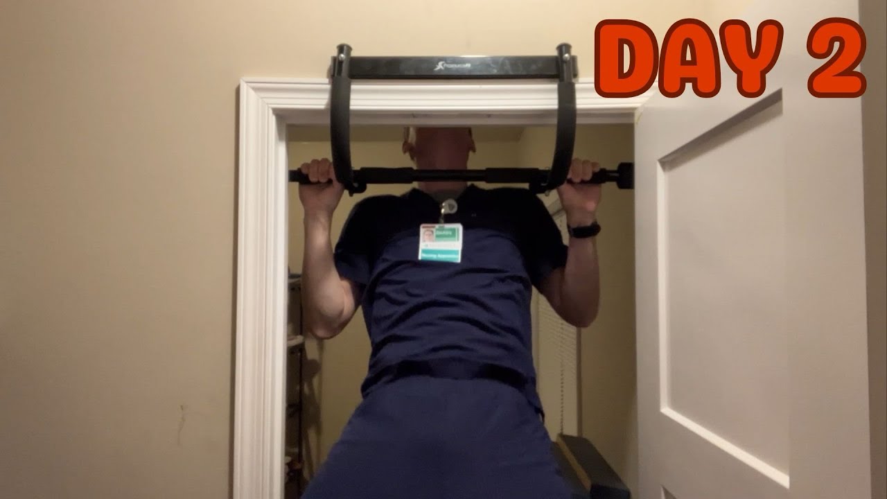 Pullups Every Day (Day 2) - Any time of day - YouTube