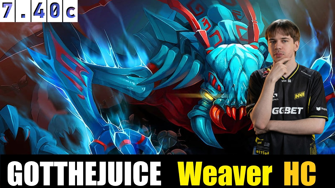 🤯gotthejuice[ weaver ] HC 7.40c- DOTA 2 HIGHEST MMR MATCH