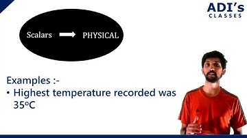 Scalars | Motion in a Plane | Physics | Class 11 | CBSE and PUC - ADIs Classes |