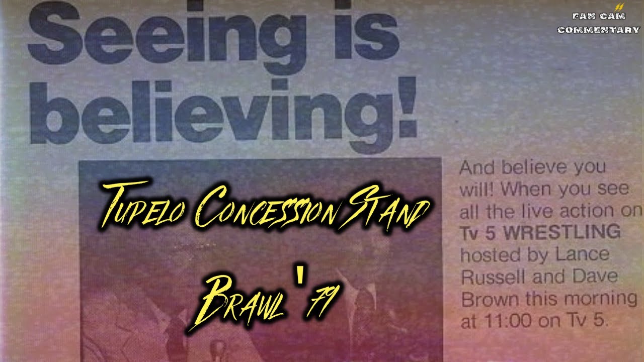 The Original Tupelo Concession Stand Brawl Memphis '79 YouTube