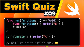 Swift Quiz #09 – Variable Shadowing