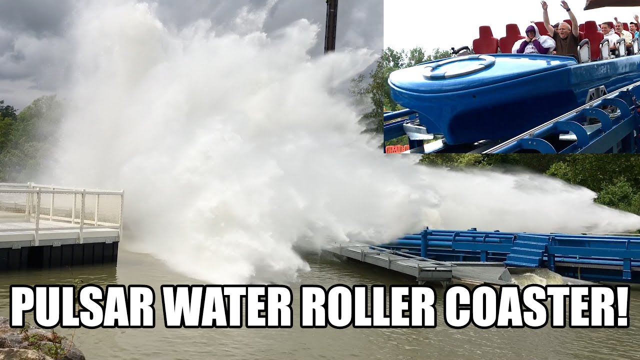 Pulsar AWESOME New Water Shuttle Roller Coaster POV! Walibi Belgium 2016