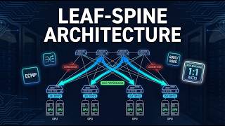 Leaf-Spine Architecture Deep Dive: Non-Blocking Fabric, ECMP & AI GPU Networking: Day5