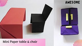 Study Room Furnitures Paper Craft Parus Craft Corner Video No 14