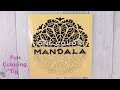 One Color Mandala Coloring Book Ideas + Completed Pages Sunlife Drawing | PaulAndShannonsLife