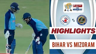 Bihar Vs Mizoram Match Highlights Syed Mushtaq Ali Trophy 2024 Highlights Today Smat 2024