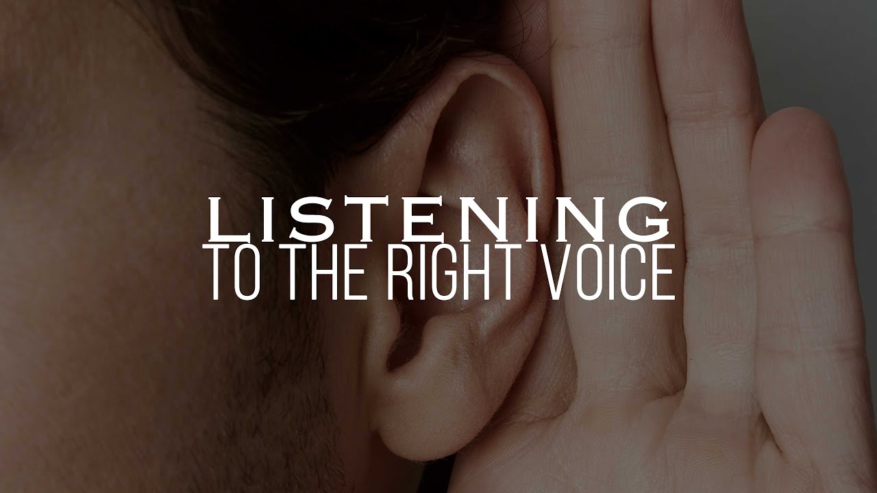 Right Voice Pastor Mike Wells: Listening to the Right Voice - YouTube