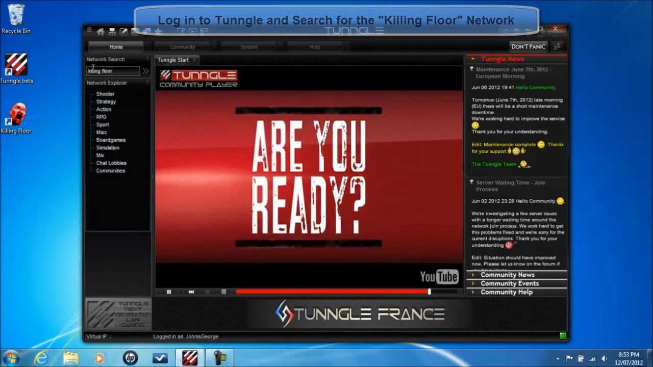 How To Play Killing Floor Online Using Tunngle Youtube