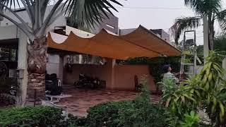 Automatic moving sun shead (installation in DHA Lahore