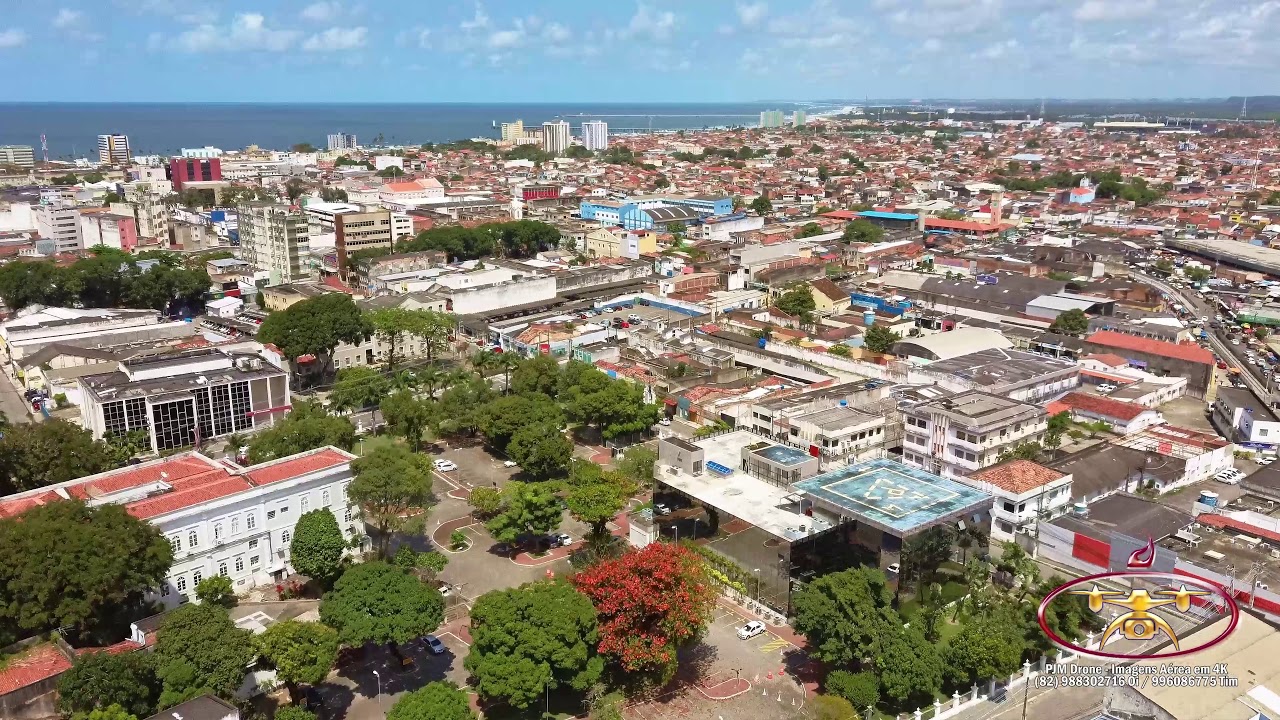 Centro, Levada, Prado, Ponta Grossa e Farol - Maceió AL Brasil Visto de ...