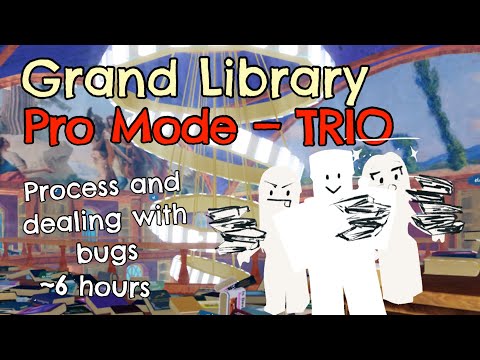 Clean the Library: Grand Library (Pro Mode) [Roblox]