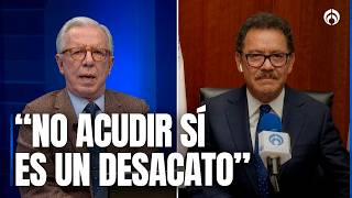 Maru Campos sí cometió desacato al no acudir al Senado: Ignacio Mier