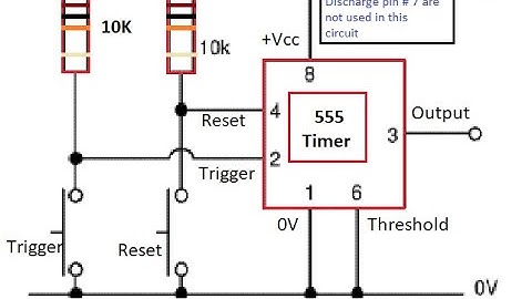 Bistable multivibrator using 555 timer|| 555 Timer in Bistable Mode