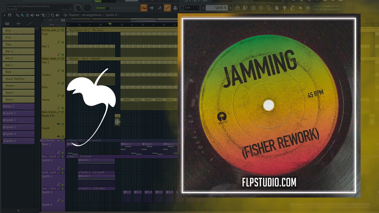 Bob Marley & The Wailers - Jamming (FISHER Rework) (FL Studio Remake ...