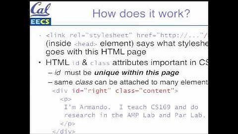 coursera - SaaS - 2.3 - HTML and CSS