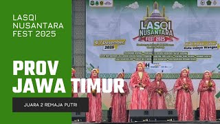 Download Lagu JUARA 2 QASIDAH REBANA REMAJA PUTRI JAWA TIMUR | LASQI NUSANTARA FEST 2025 KAB BOGOR MP3