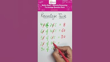 Percentage made EASY! 🎯 Do it in your head! 🧠 #shorts  #shortvideo  #ytshorts #viralvideo #trending