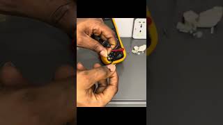 Testing thermal fuse for an electric iron #repair #testing #electriciron