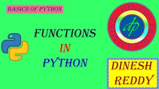functions in python | dinesh programming | dinesh reddy