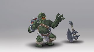 Orc spine animation